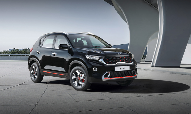 Kia Sonet rental Dubai Marina